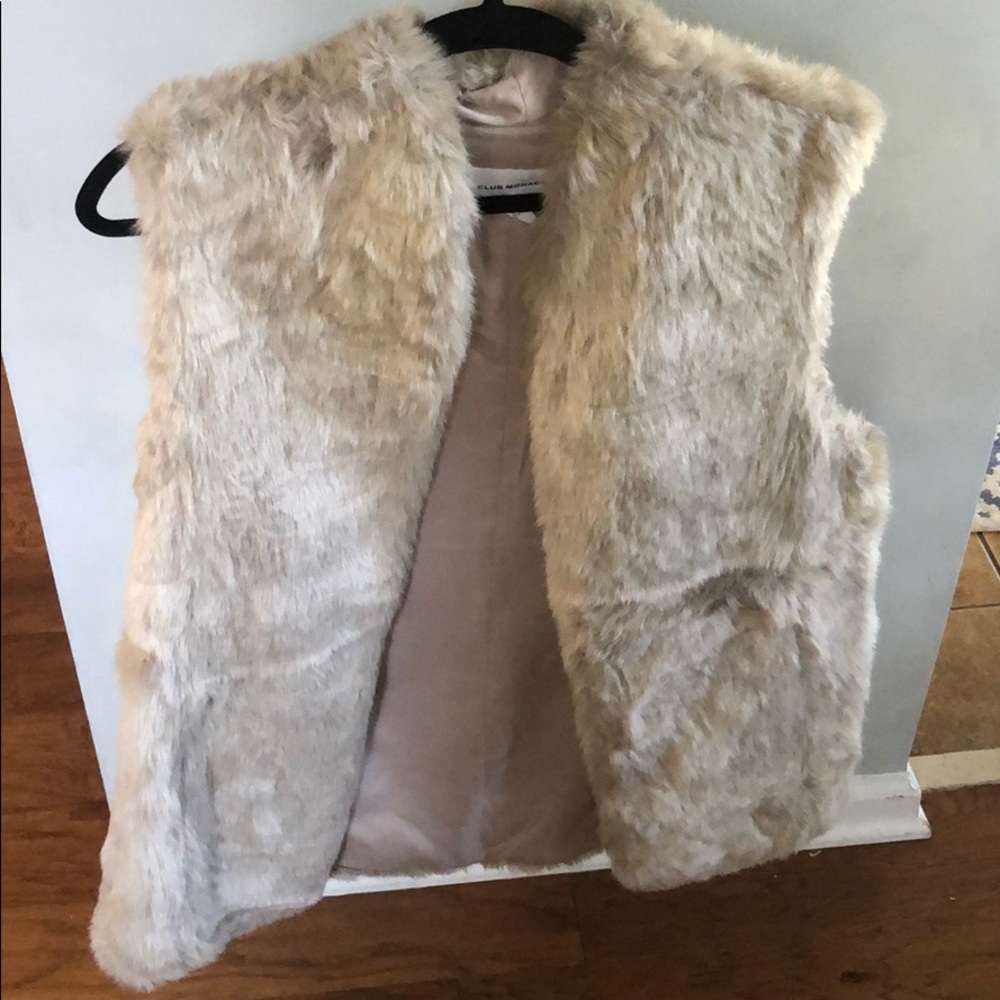 Club Monaco Faux Fur Vest